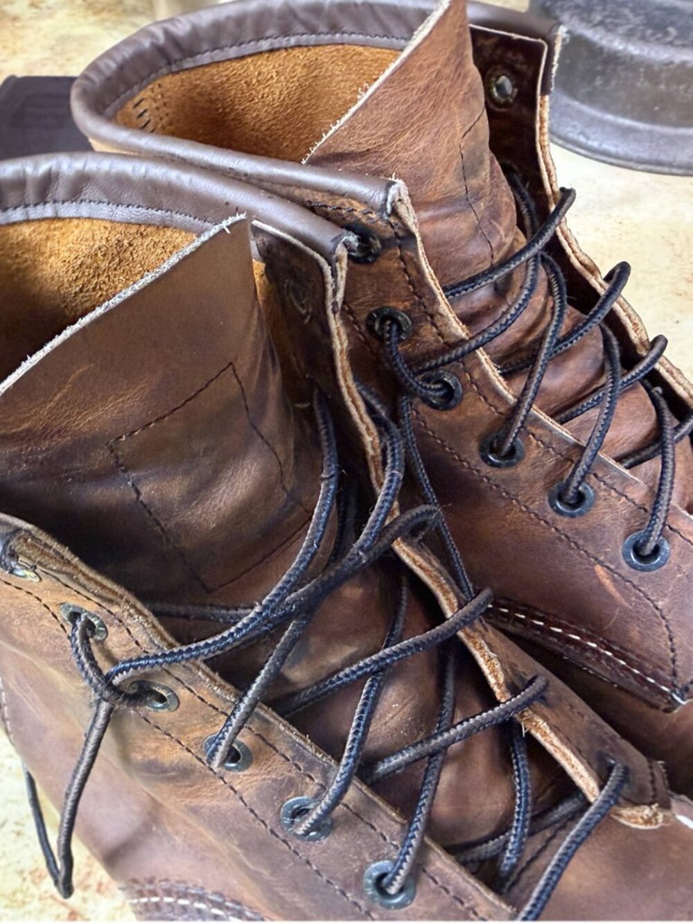 Red Wing Heritage 1907 Classic Moc Boots | Copper Rough & Tough | Men's 11.5 D - Picture 10 of 16
